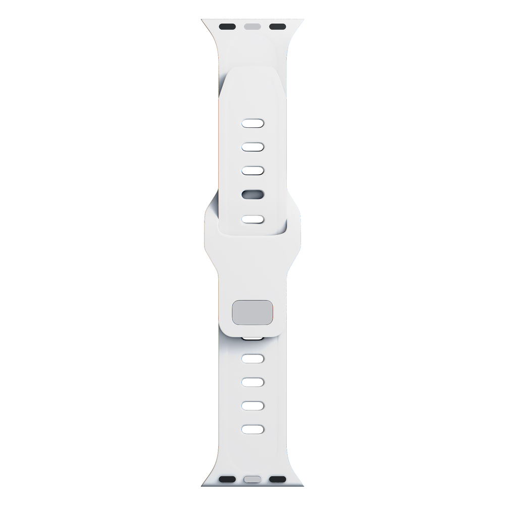Силиконовый ремешок 3mk для Apple Watch 38 / 40 / 41 mm, белый