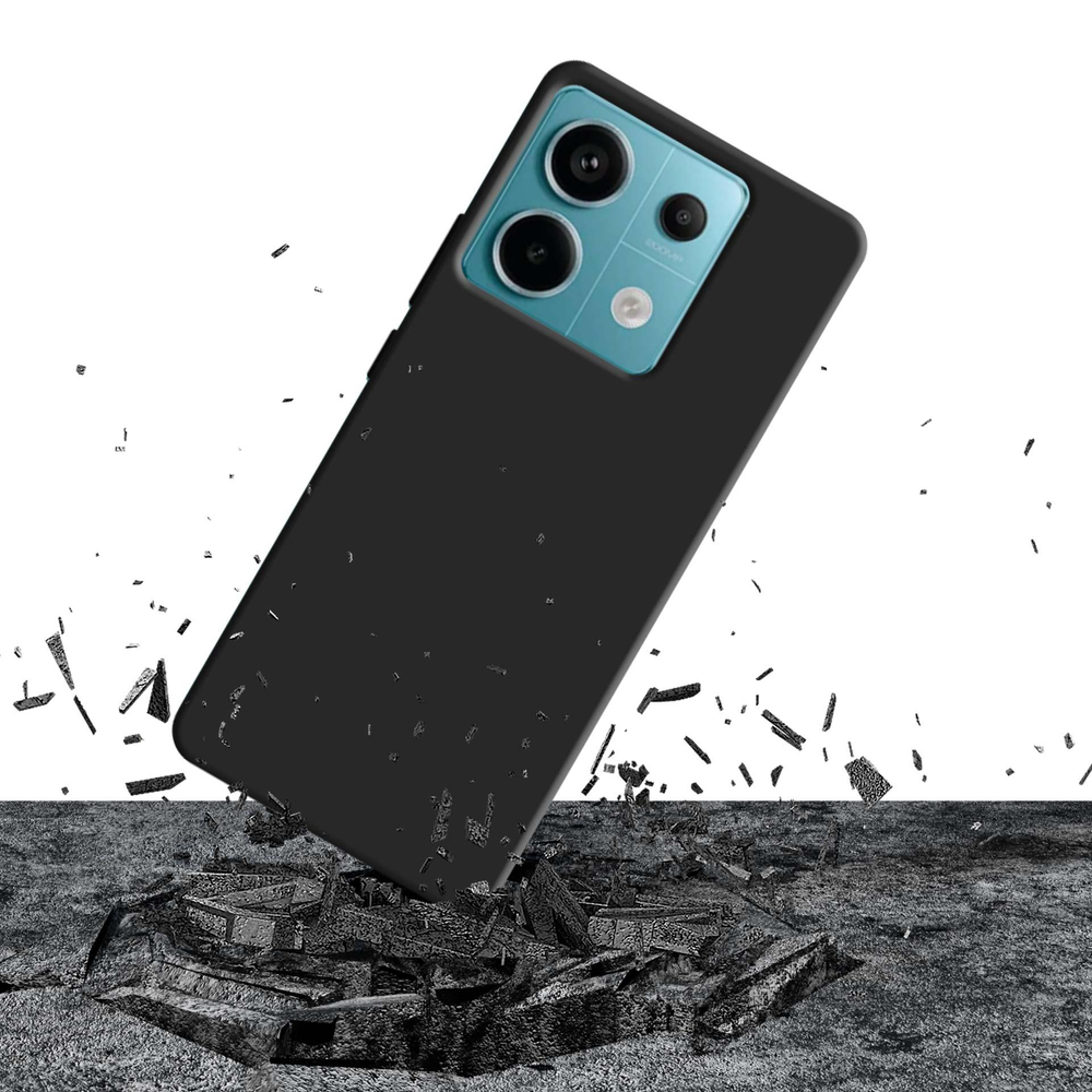 3mk Silicone Case for Xiaomi Redmi Note 13 Pro 5G, Black