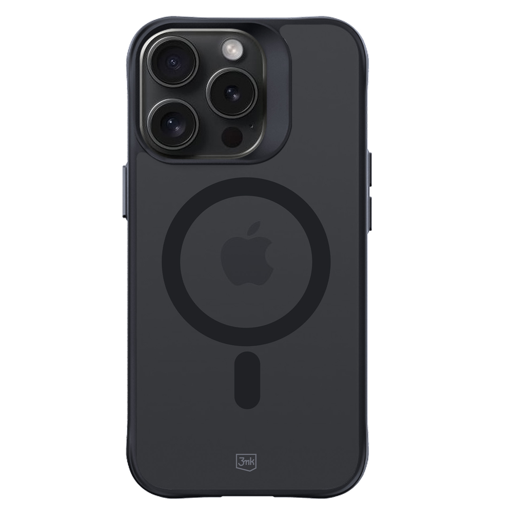 3mk iPhone 14 Pro Max Case Smoke MagCase, Semi-Transparent