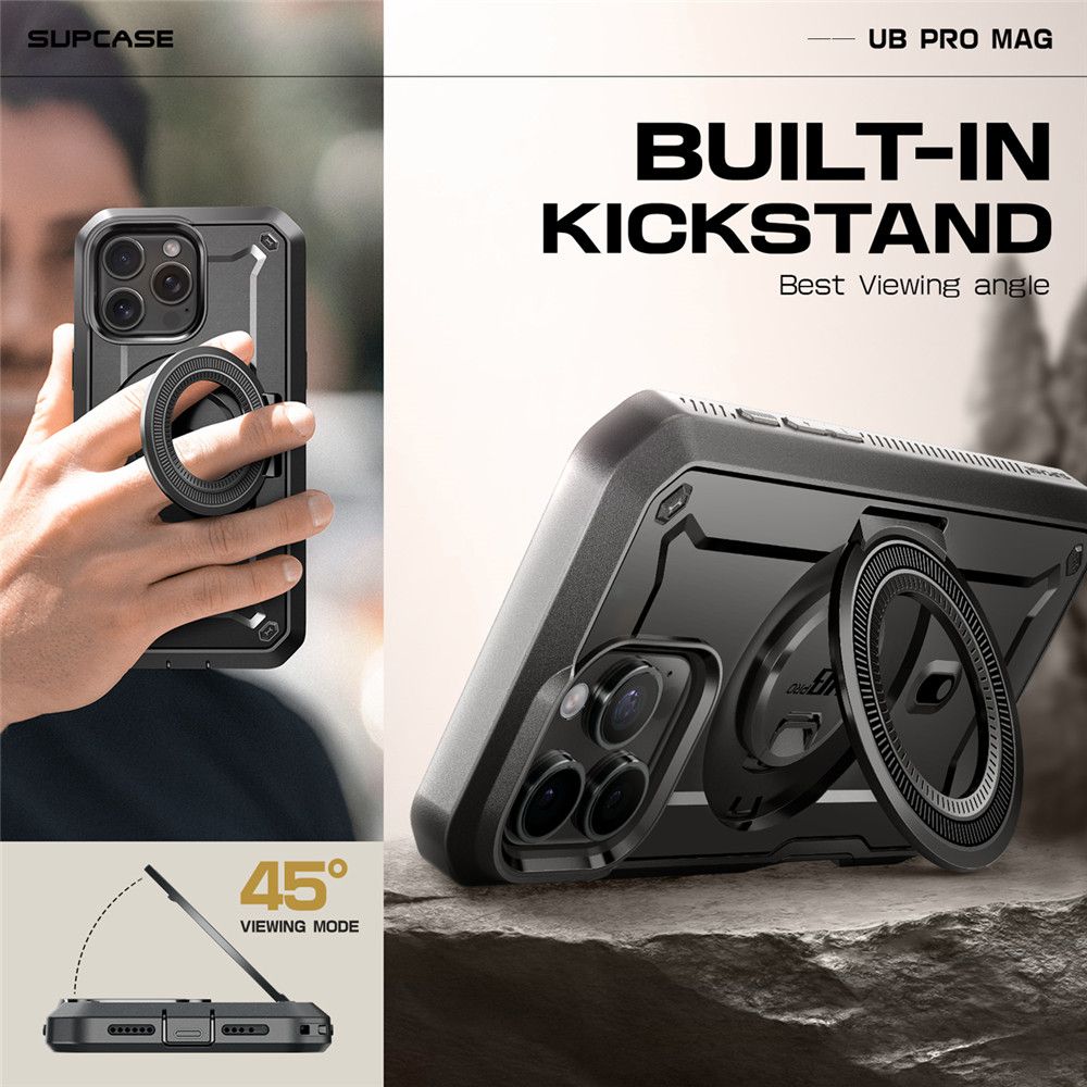 Supcase UB PRO MAG MAGSAFE IPHONE 16 PRO MAX BLACK