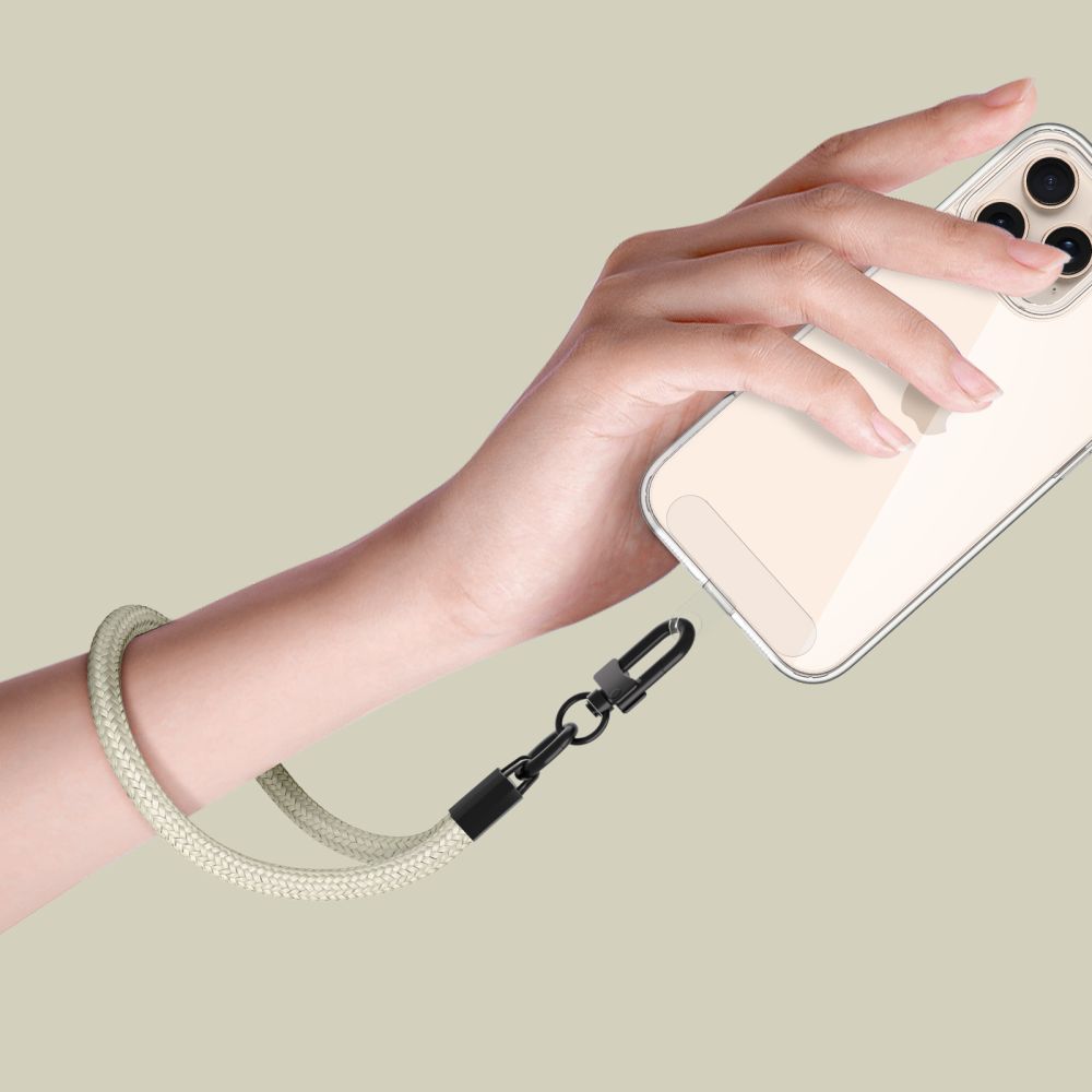 TECH-PROTECT C3S VIRVES APROCE TAUPE/ MELNA | ROPE WRIST STRAP TAUPE/BLACK