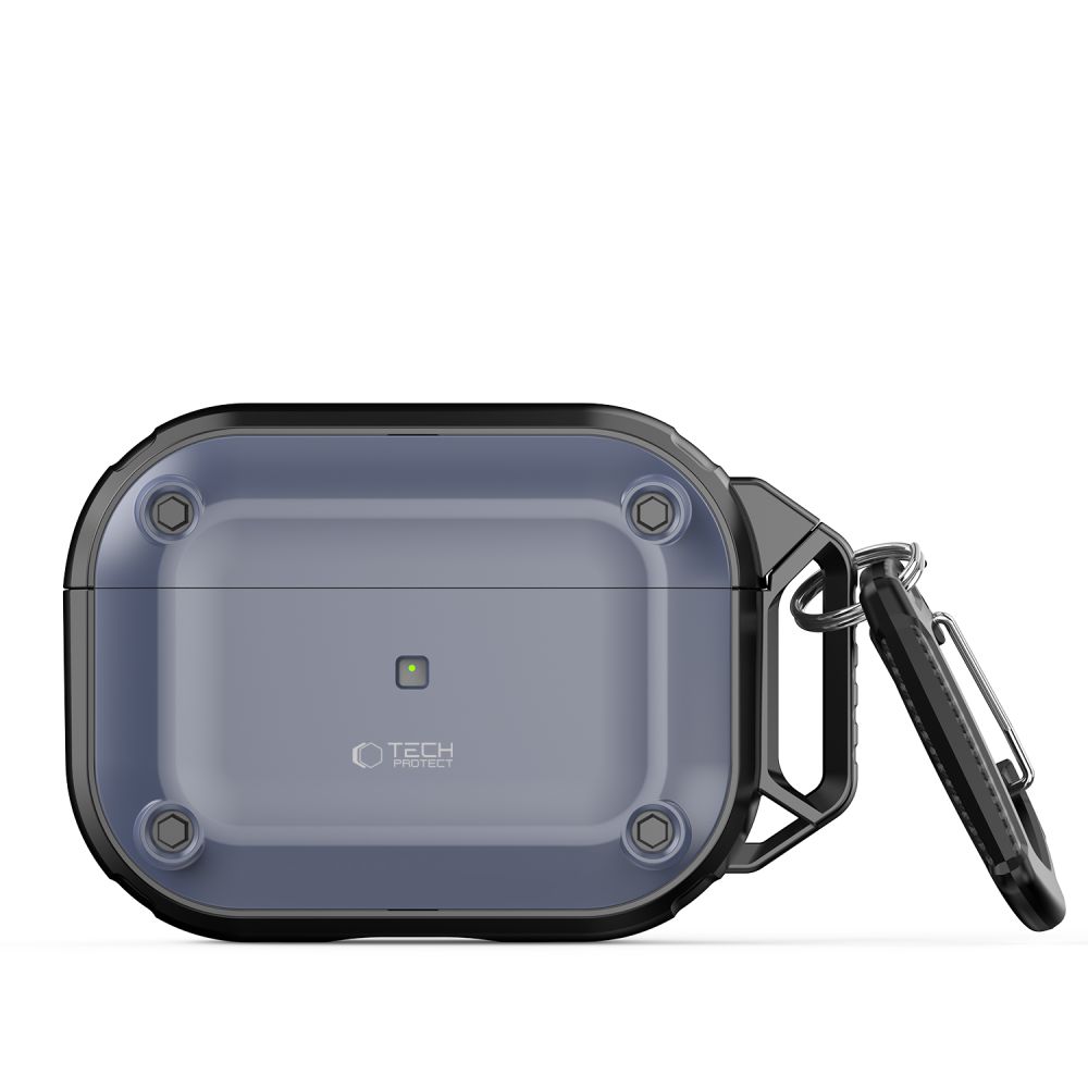 Tech-Protect Rough Hook Case for Apple AirPods Pro 1 / 2 with Carabiner, Blue