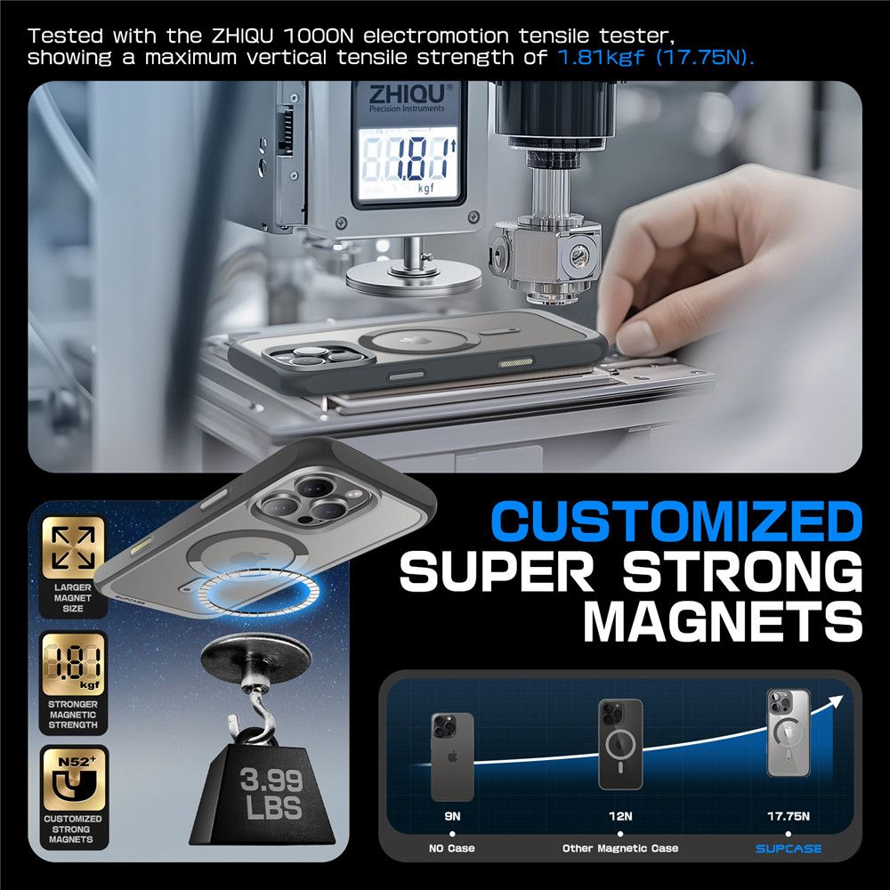 Supcase iPhone 16 Pro Max Case UB Mag with MagSafe, Gray