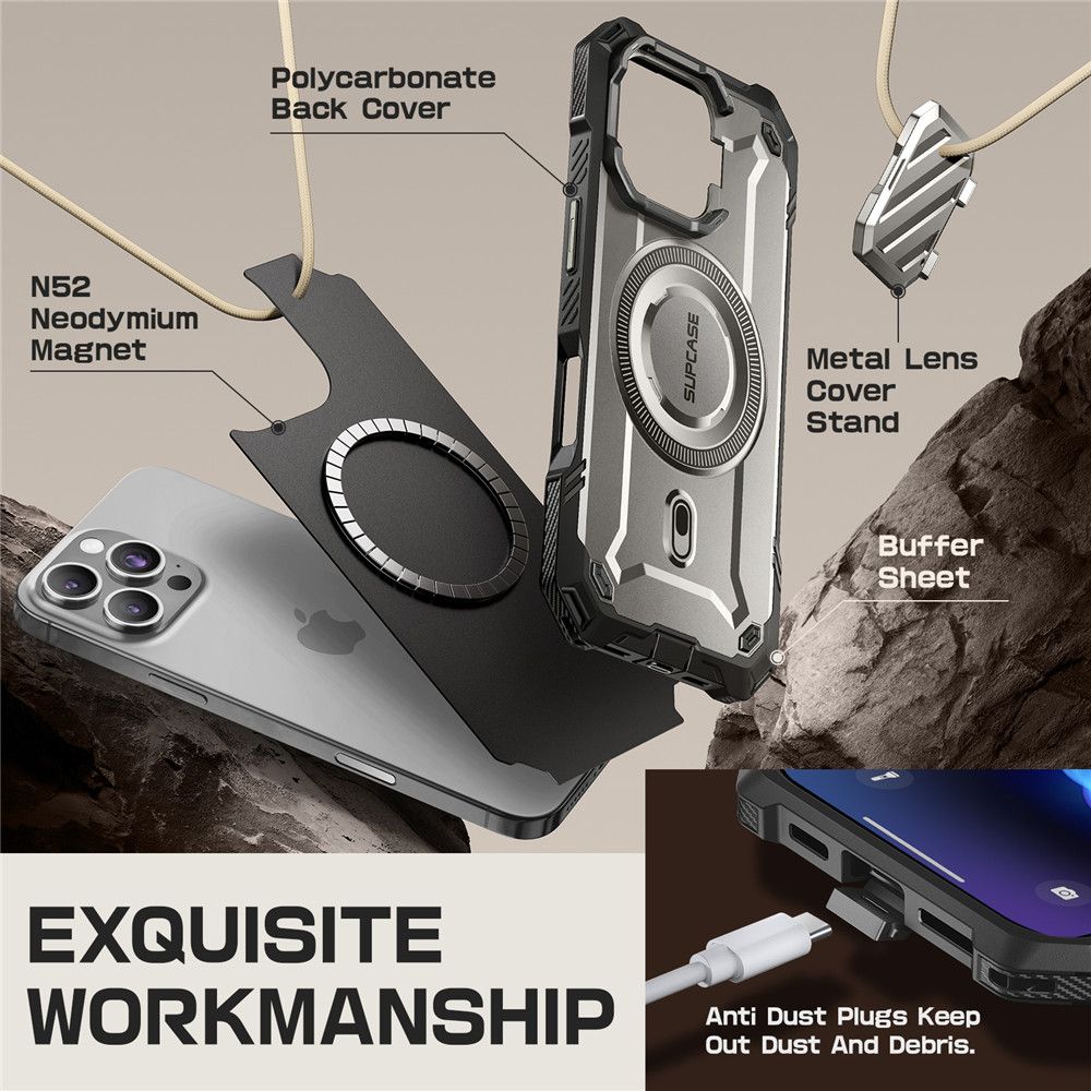 Supcase UB XT MAG MAGSAFE IPHONE 16 PRO MAX TIGREY
