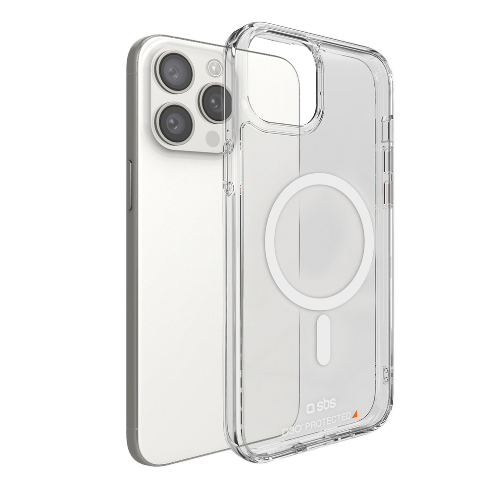 SBS iPhone 14 Pro Max Case D3O MagSafe, Clear
