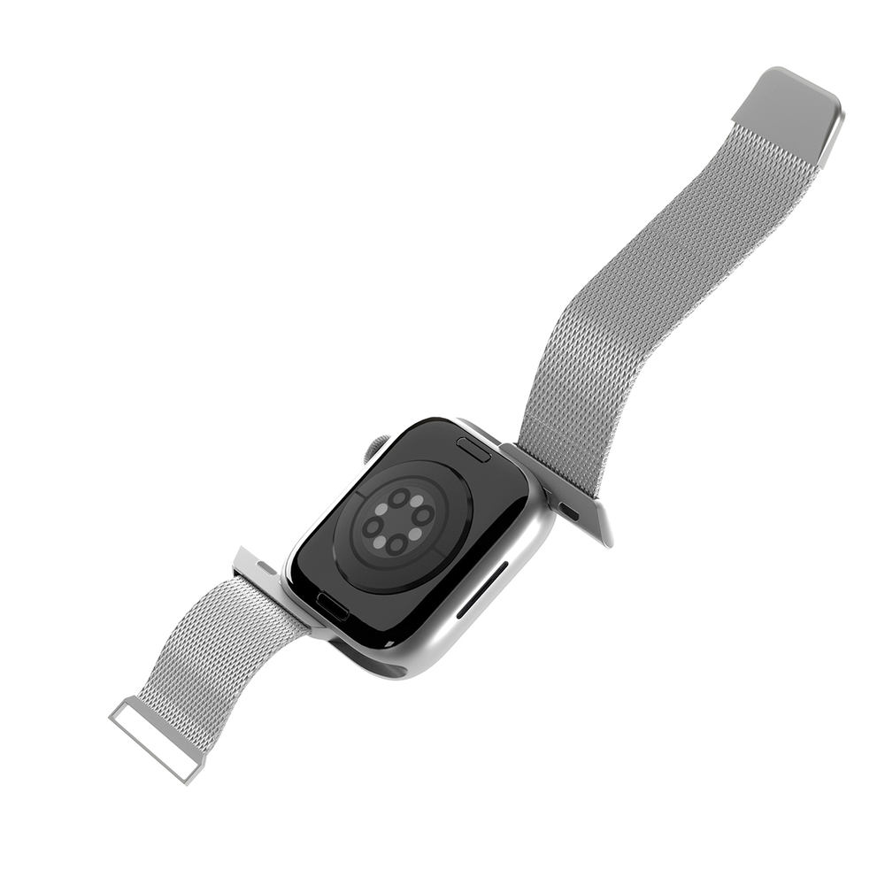 Puro Milanese Strap for Apple Watch 42 / 44 / 45 / 49 mm, Silver