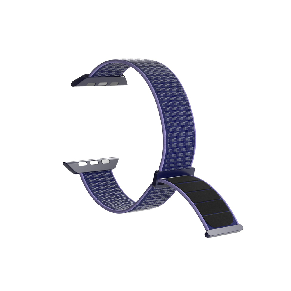 Puro Sport Nylon Strap for Apple Watch (42 / 44 / 45 / 49 mm), Blue