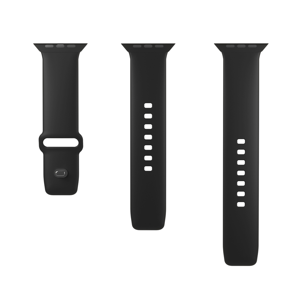 Ремешок Puro Icon Silicone для Apple Watch 42 / 44 / 45 / 49 mm, черный