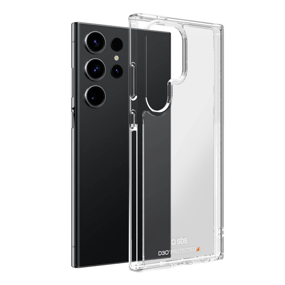 SBS Samsung Galaxy S24 Ultra Case D3O, Transparent