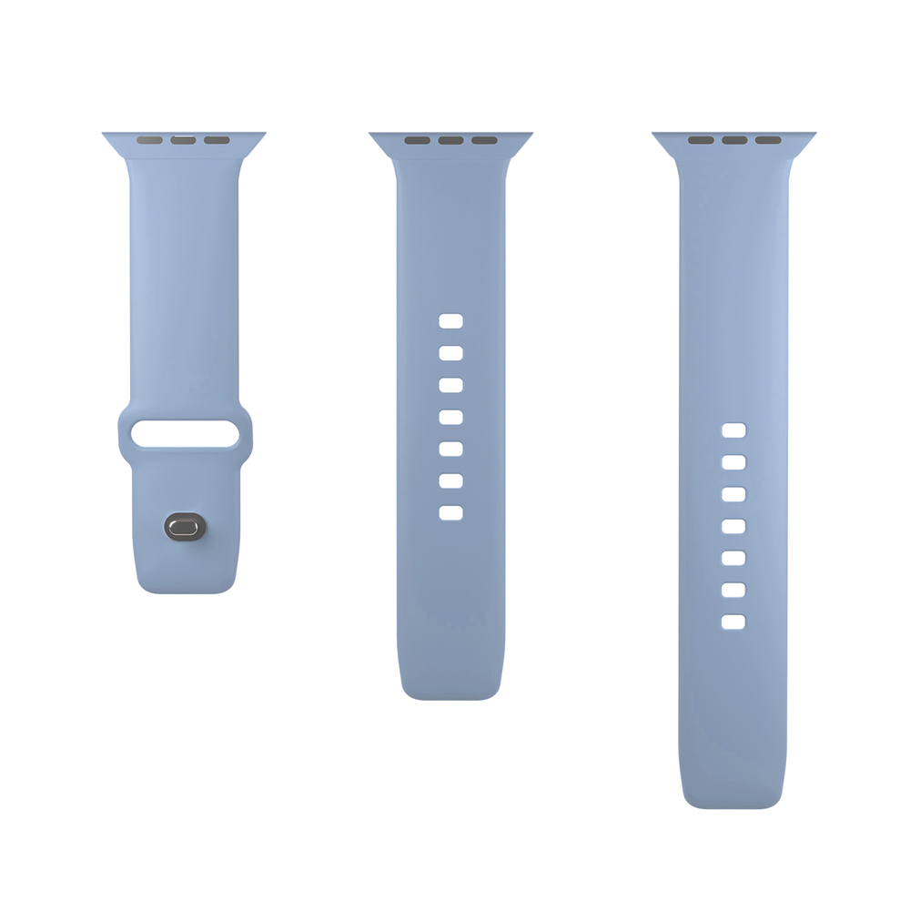 Puro Icon Silicone Strap for Apple Watch 38 / 40 / 41 mm, Light Blue