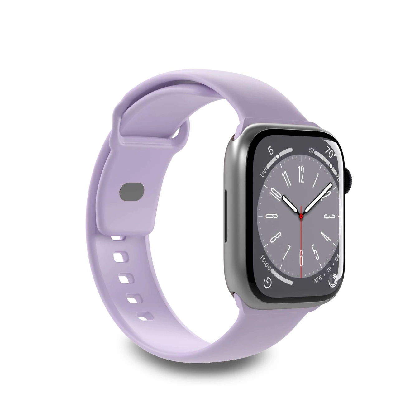 Puro `ICON` Silicone watchband forApple Watch 42-44-45-49mm, lavender