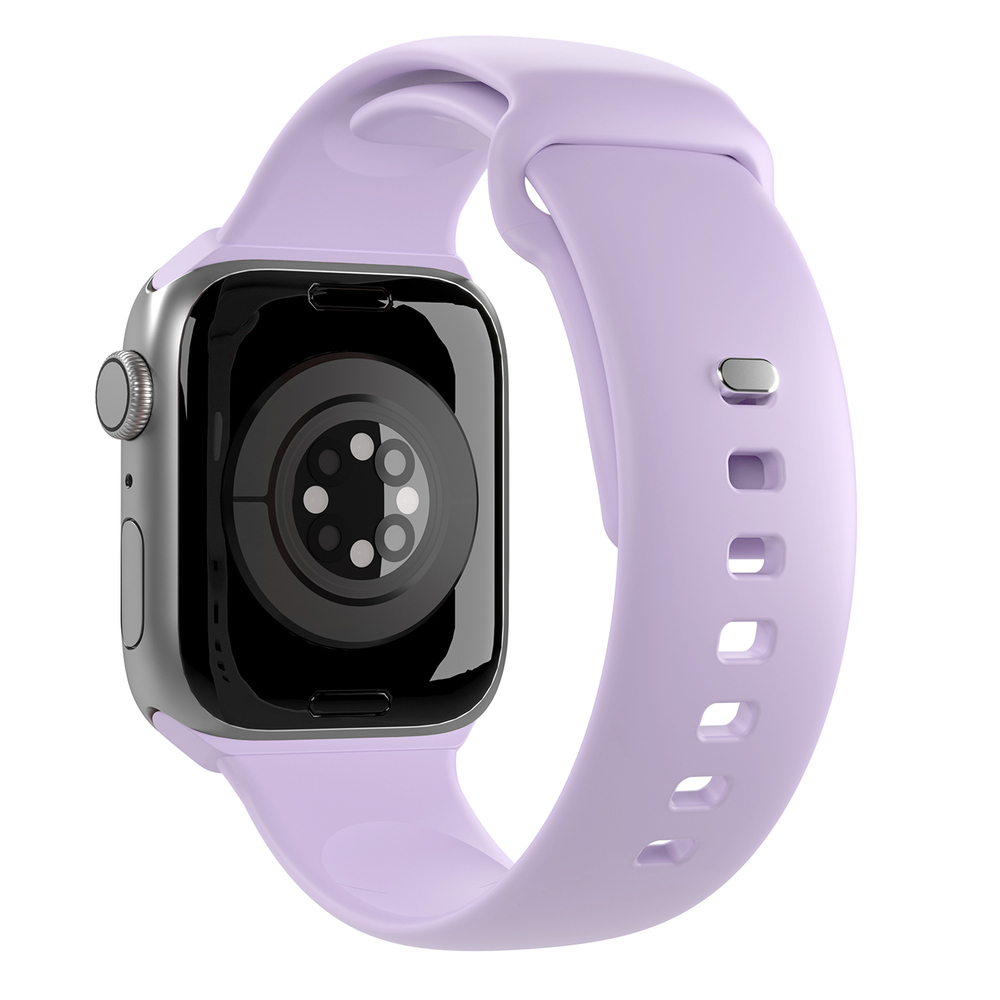 Силиконовый ремешок Puro Icon для Apple Watch 42 / 44 / 45 / 49 mm, лавандовый