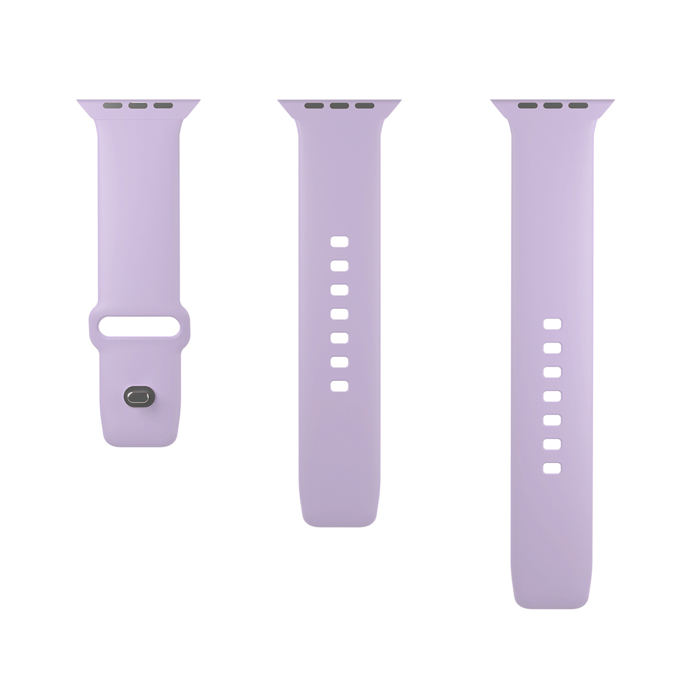 Силиконовый ремешок Puro Icon для Apple Watch 42 / 44 / 45 / 49 mm, лавандовый