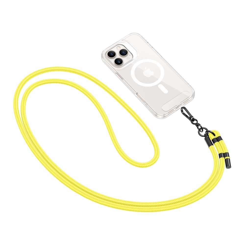 Tech-Protect C1S Rope Crossbody Universal Phone Strap, Yellow