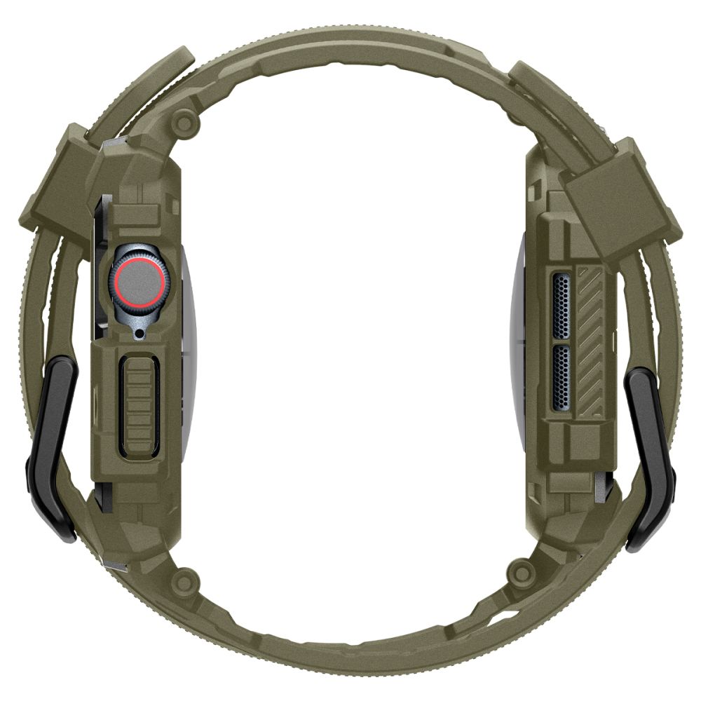 Spigen Rugged Armor Pro Strap for Apple Watch 10 (46mm), Green