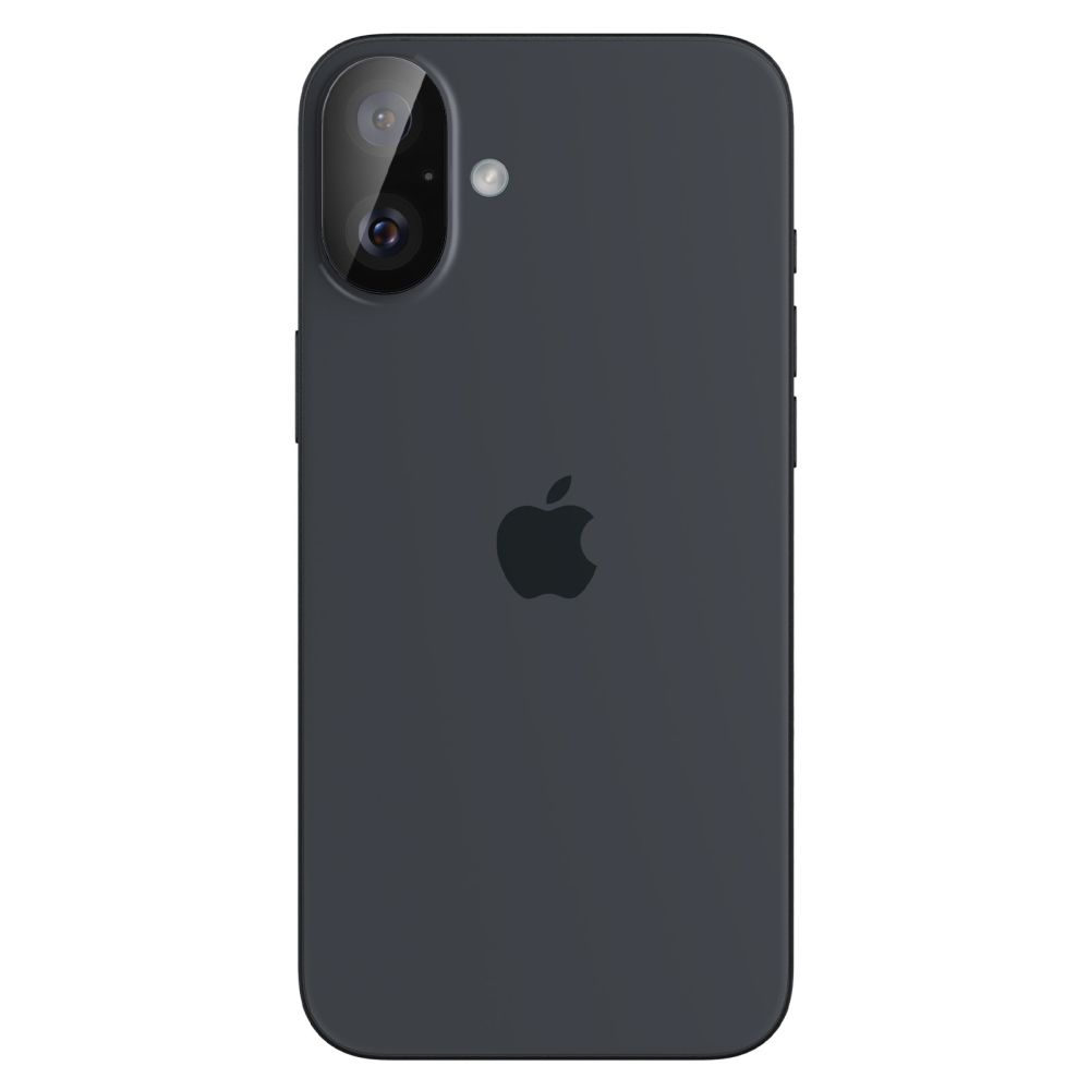 Spigen Optik Glas.Tr Camera Protector for iPhone 16 / 16 Plus (2-Pack), Black