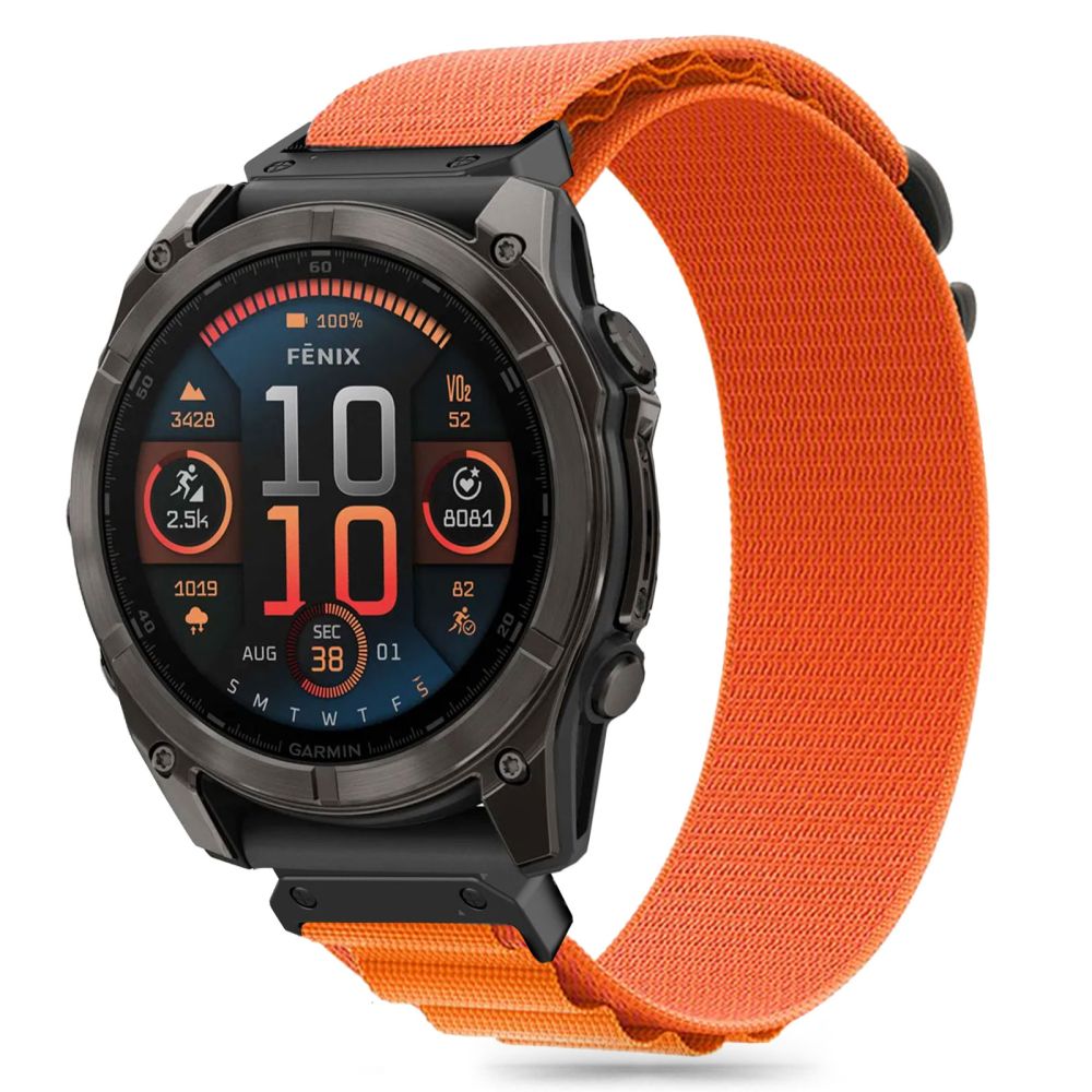 TECH-PROTECT NYLON PRO GARMIN FENIX 5 / 6 7 8 (47 MM) E ORANGE