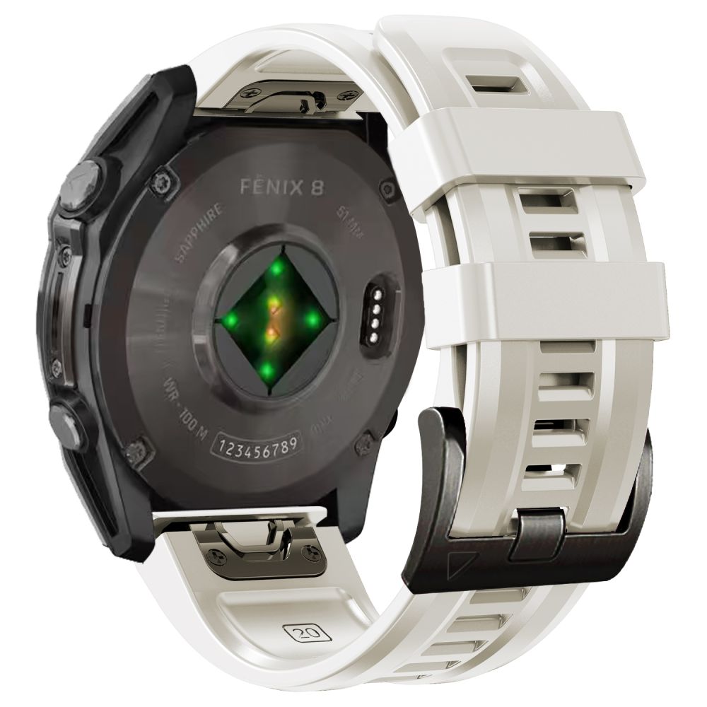TECH-PROTECT SILICONE GARMIN FENIX 5S / PLUS 6S PRO 7S 8 (43 MM) TITANIUM