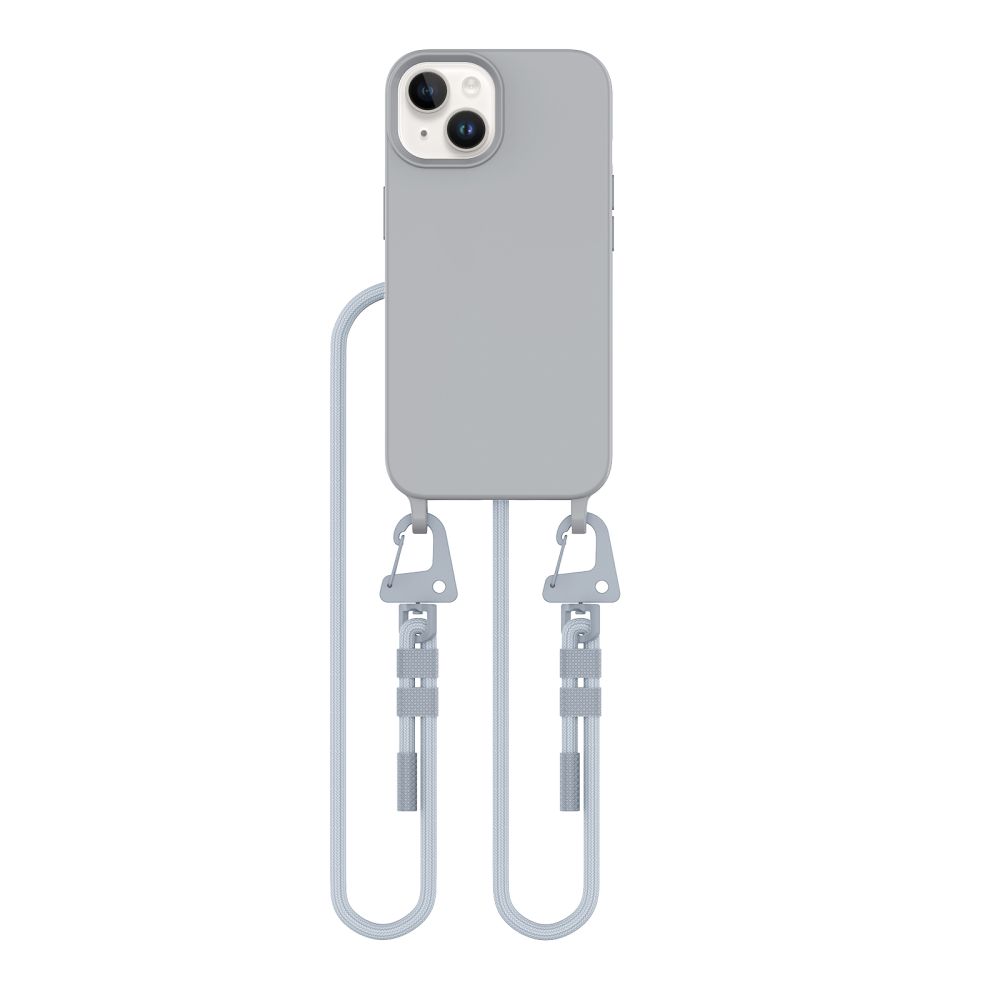 Чехол Tech-Protect для iPhone 15 MagNecklace MagSafe, серый
