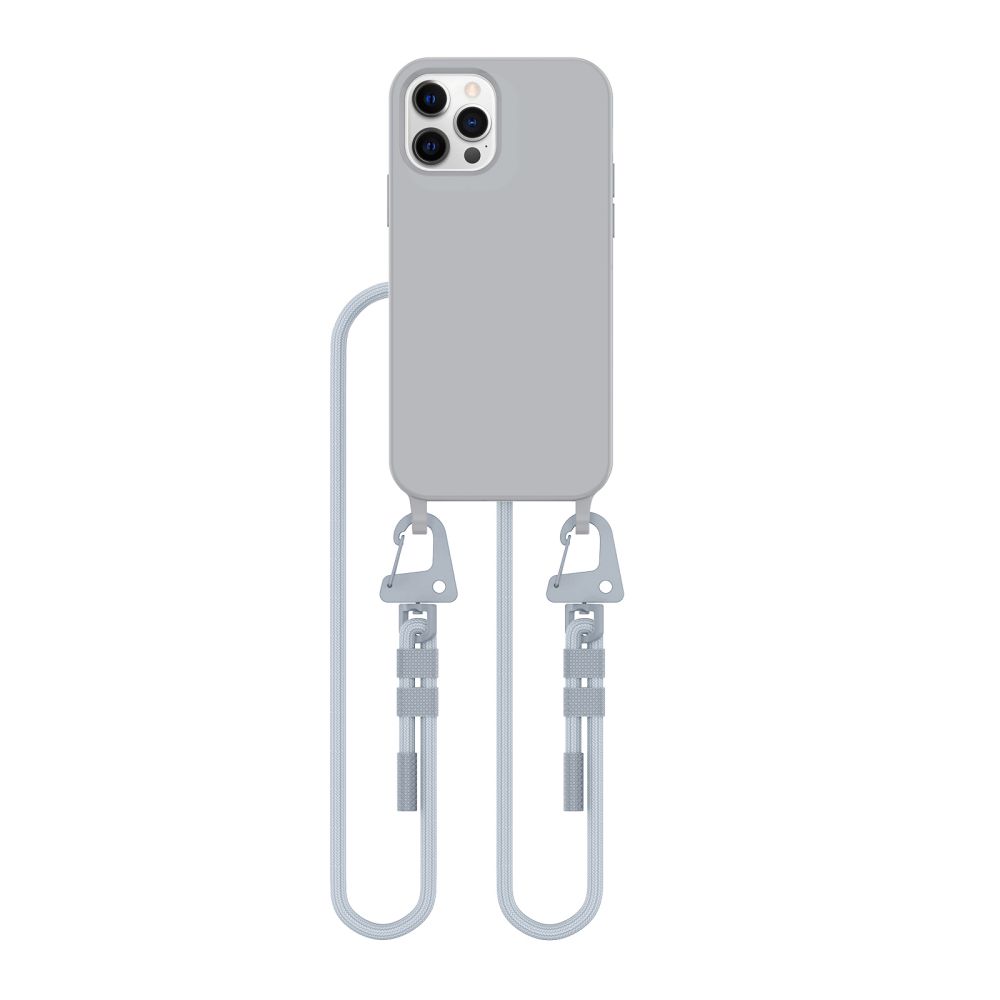 Tech-Protect iPhone 12 / 12 Pro Case MagNecklace MagSafe, Gray