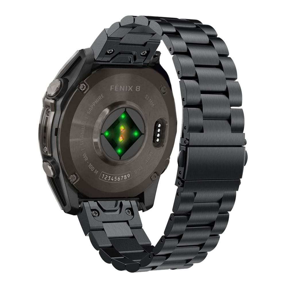 TECH-PROTECT STAINLESS GARMIN FENIX 5 / 6 PRO 7 8 (47 MM) E BLACK