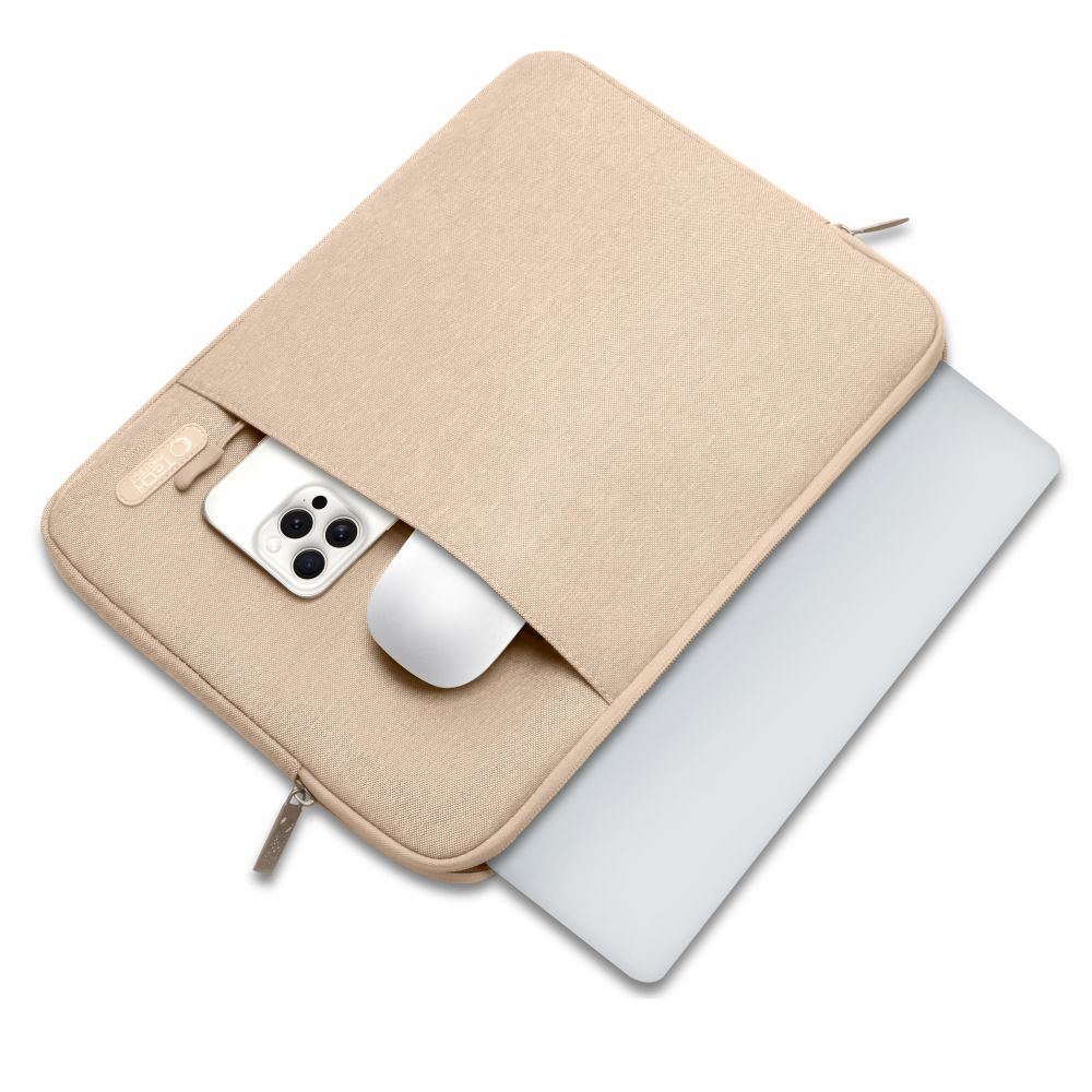 Чехол для ноутбука Tech-Protect Sleeve 13-14\", бежевый