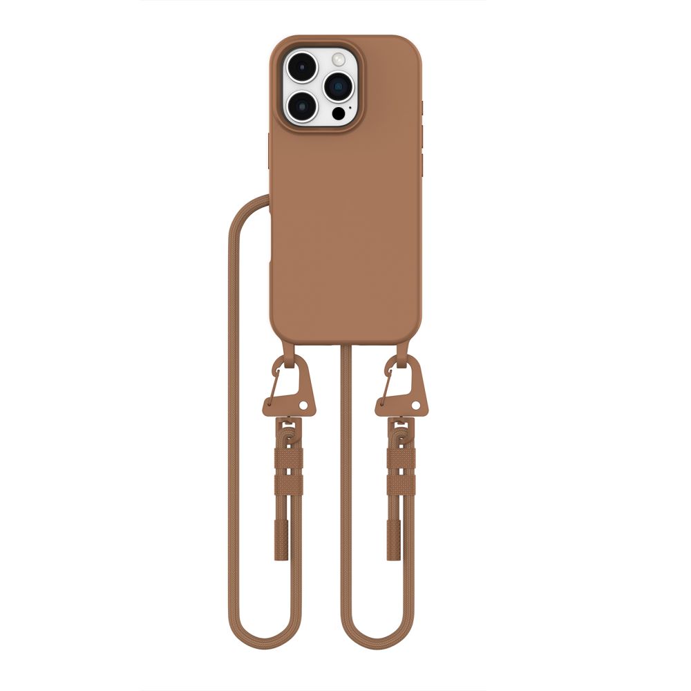 Tech-Protect MagNecklace MagSafe Case for iPhone 16 Pro Max, Brown