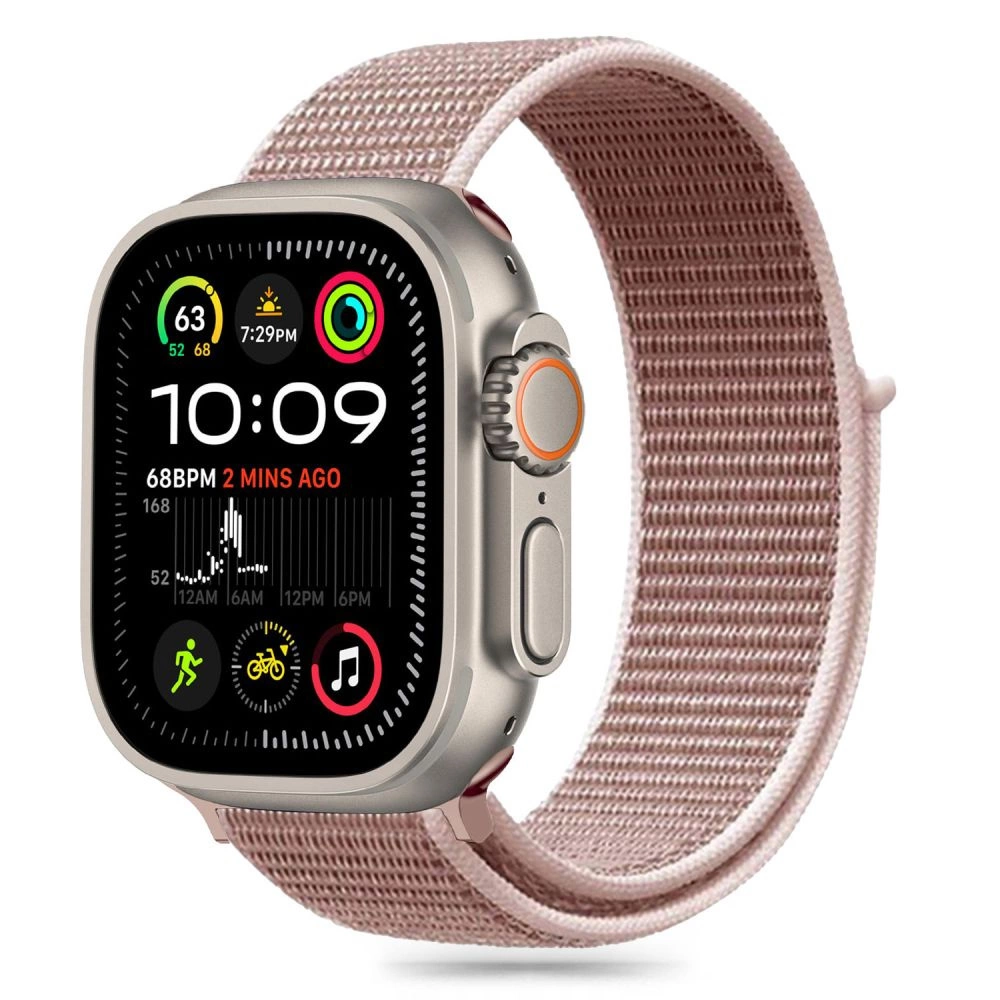 TECH-PROTECT NYLON APPLE WATCH 6 / 7 8 9 10 SE (40 41 42 MM) DUSTY ROSE