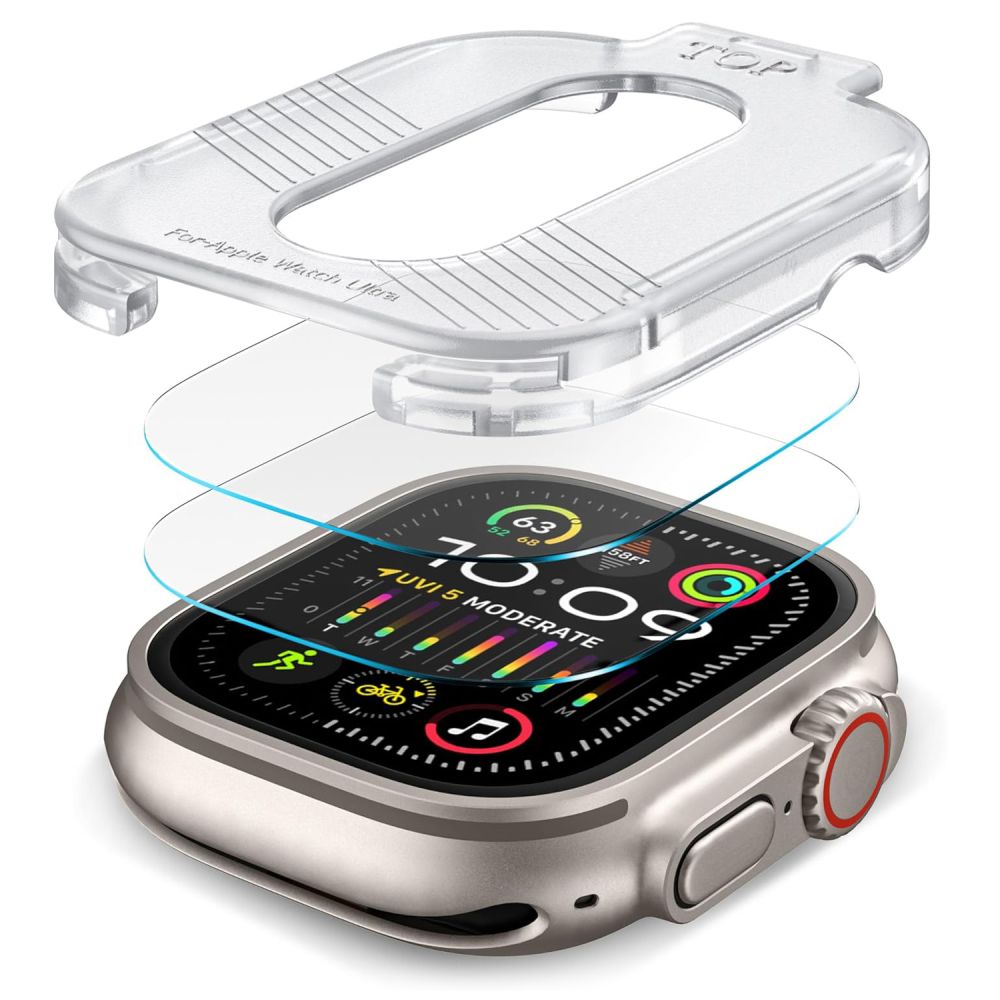 TECH-PROTECT TEMPERED GLASS SUPREME SET 2-PACK APPLE WATCH ULTRA 1 / 2 (49 MM) CLEAR