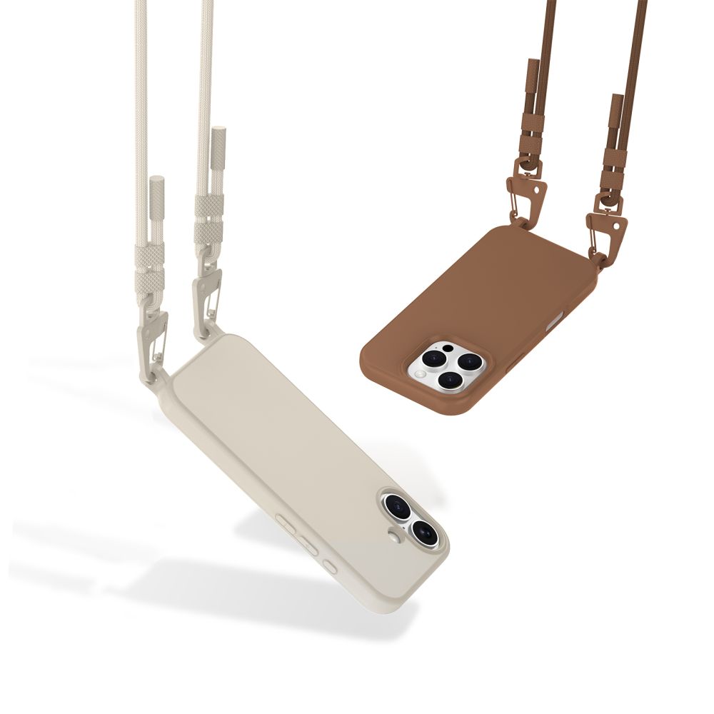 Tech-Protect iPhone 14 Case MagNecklace MagSafe, Beige