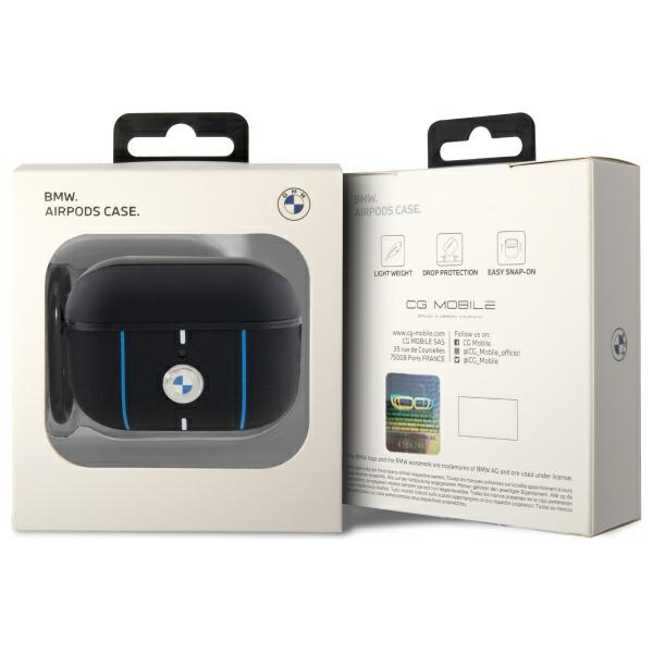 Чехол BMW Color Lines для AirPods Pro 2, Черный