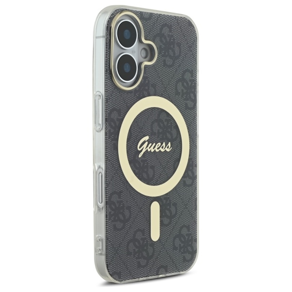 Guess iPhone 16 Plus vāciņš IML 4G MagSafe, melns
