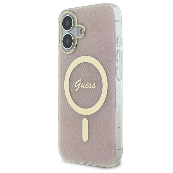 Guess iPhone 16 Plus Case IML 4G MagSafe, Pink