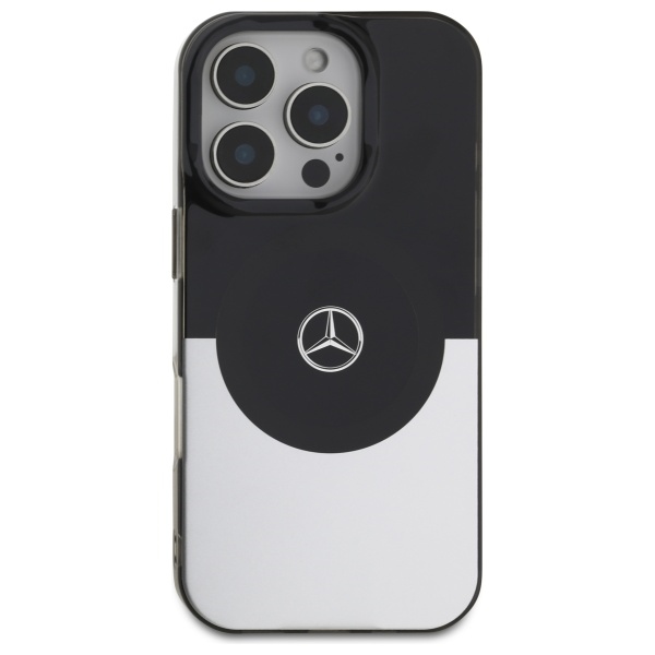 Mercedes iPhone 16 Pro Case Double Layer BiColor MagSafe, Silver