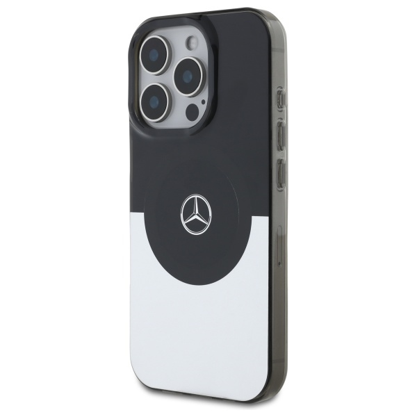 Mercedes iPhone 16 Pro Max Case Double Layer BiColor MagSafe, Silver