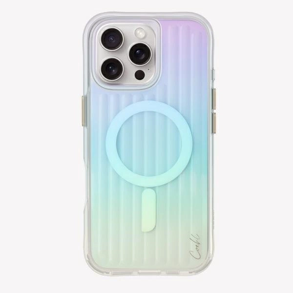 Uniq case Coehl Linear iPhone 16 Pro Max 6.9" Magnetic Charging opal/iridescent