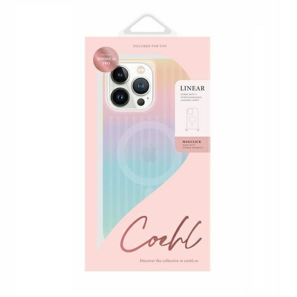 Uniq case Coehl Linear iPhone 16 Pro 6.3" Magnetic Charging opal/iridescent