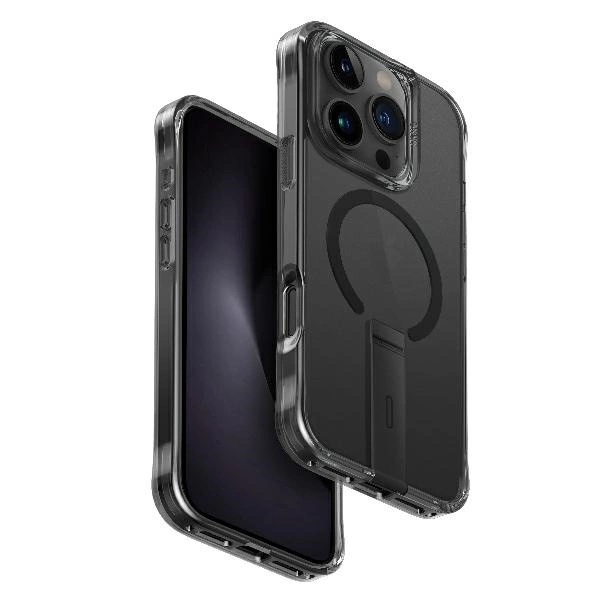 Uniq case Eleva with Vertica Stand iPhone 16 Pro 6.3" black/carbon black