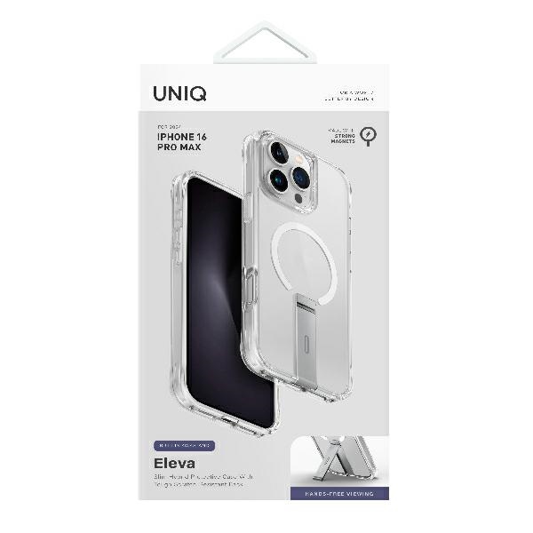 Uniq Eleva case with Vertica Stand iPhone 16 Pro Max 6.9" transparent/lucent clear