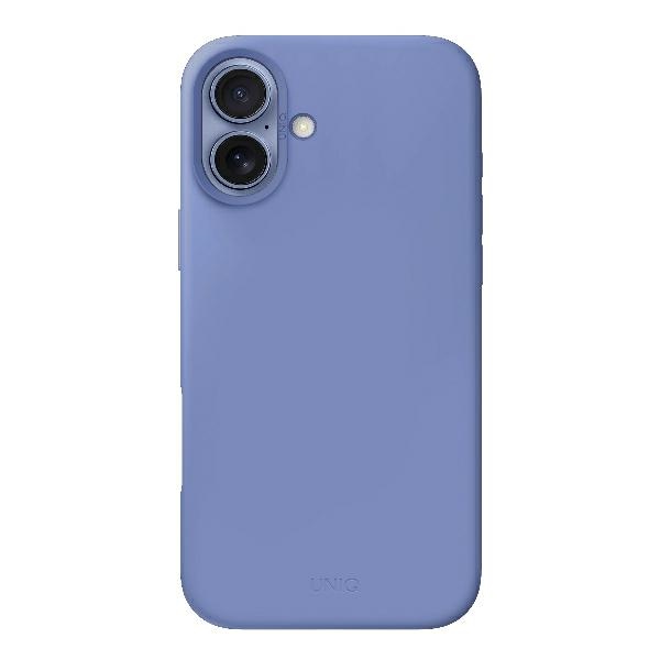 Uniq Lino Hue iPhone 16 6.1" Magclick Charging case blue/pearl blue