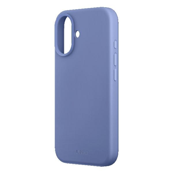 Uniq Lino Hue iPhone 16 6.1" Magclick Charging case blue/pearl blue