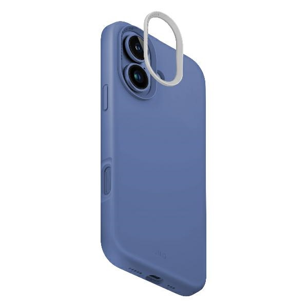 Uniq Lino Hue iPhone 16 6.1" Magclick Charging case blue/pearl blue