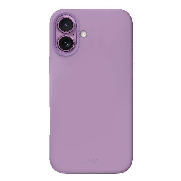 Uniq Lino Hue iPhone 16 6.1" Magclick Charging case розовый/серый розовый