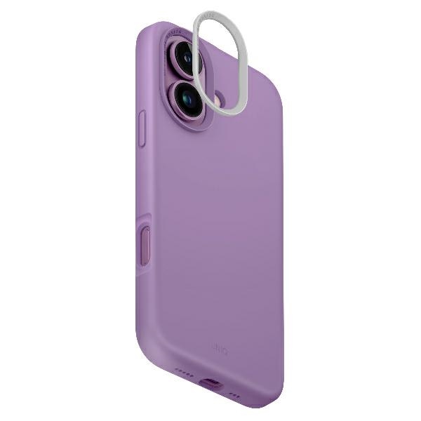 Uniq Lino Hue iPhone 16 6.1" Magclick Charging case розовый/серый розовый