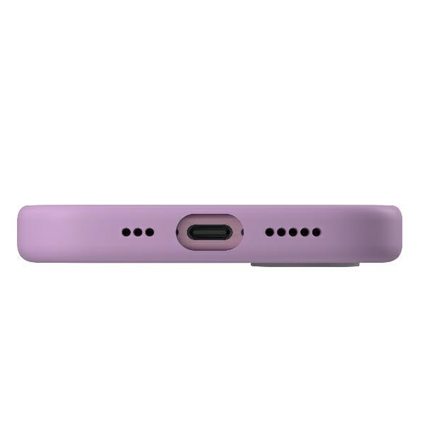 Uniq Lino Hue iPhone 16 6.1" Magclick Charging case розовый/серый розовый