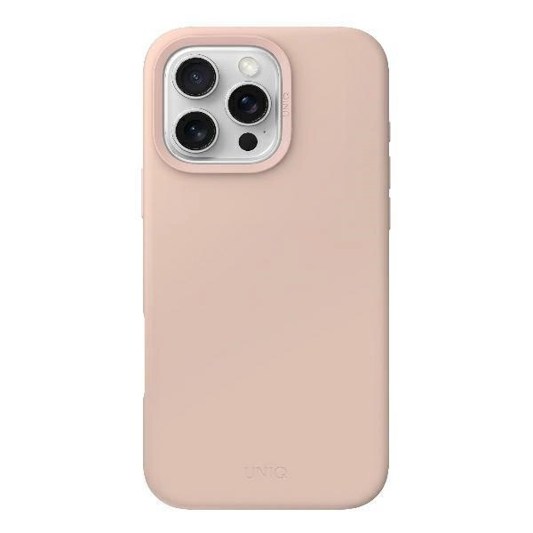 Uniq Lino Hue iPhone 16 Pro 6.3" Magclick Charging Case Pink/Blush Pink
