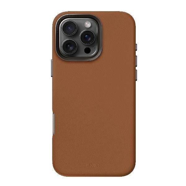 Uniq Lyden iPhone 16 Pro 6.3" case Magclick Charging caramel/caramel