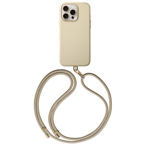 Uniq Coehl Muse iPhone 16 Pro 6.3" Magnetic Charging case cream