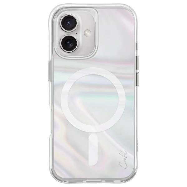 Uniq Coehl Savon iPhone 16 6.1" case Magnetic Charging bubble prism