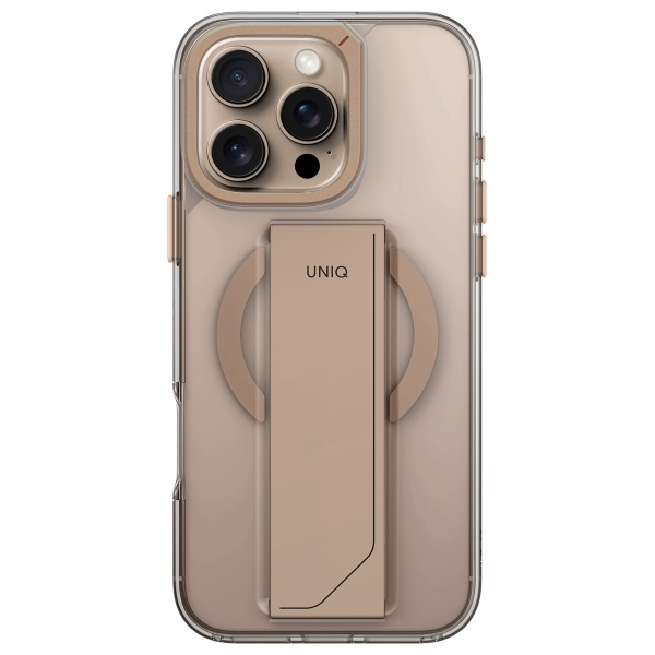Uniq Heldro Max case iPhone 16 Pro Max 6.9" Magclick Charging gold/taupe gold